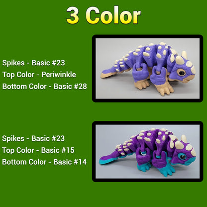 Custom Ankylosaur Dinosaur Fidget