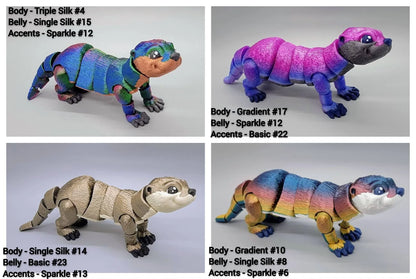 Articulated River Otter Toy