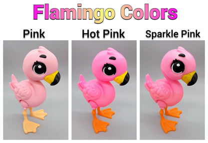 Flamingo Toy with Optional Stand