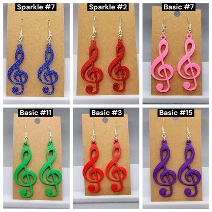 Music Note Earrings