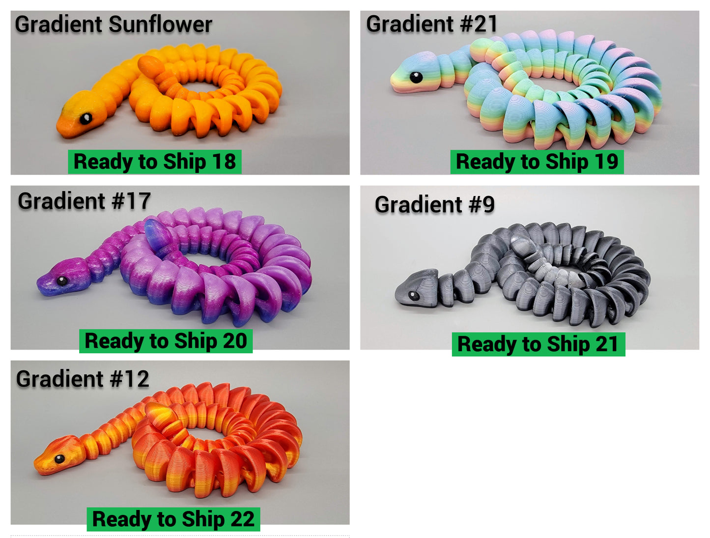 Juguete de serpiente flexible