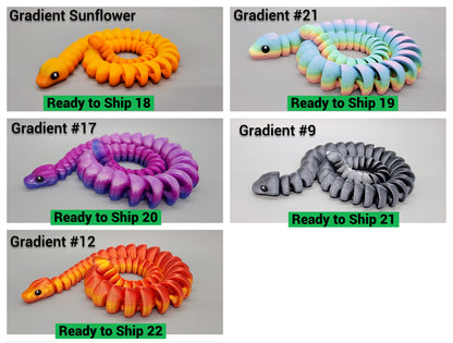 Juguete de serpiente flexible