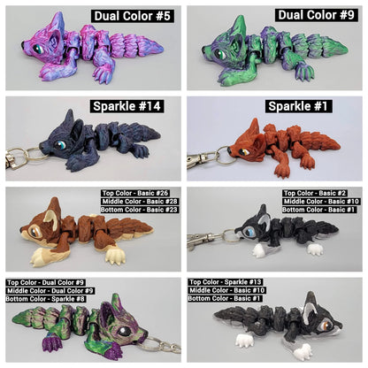 Baby Wolf ~ Custom Toy or Keychain