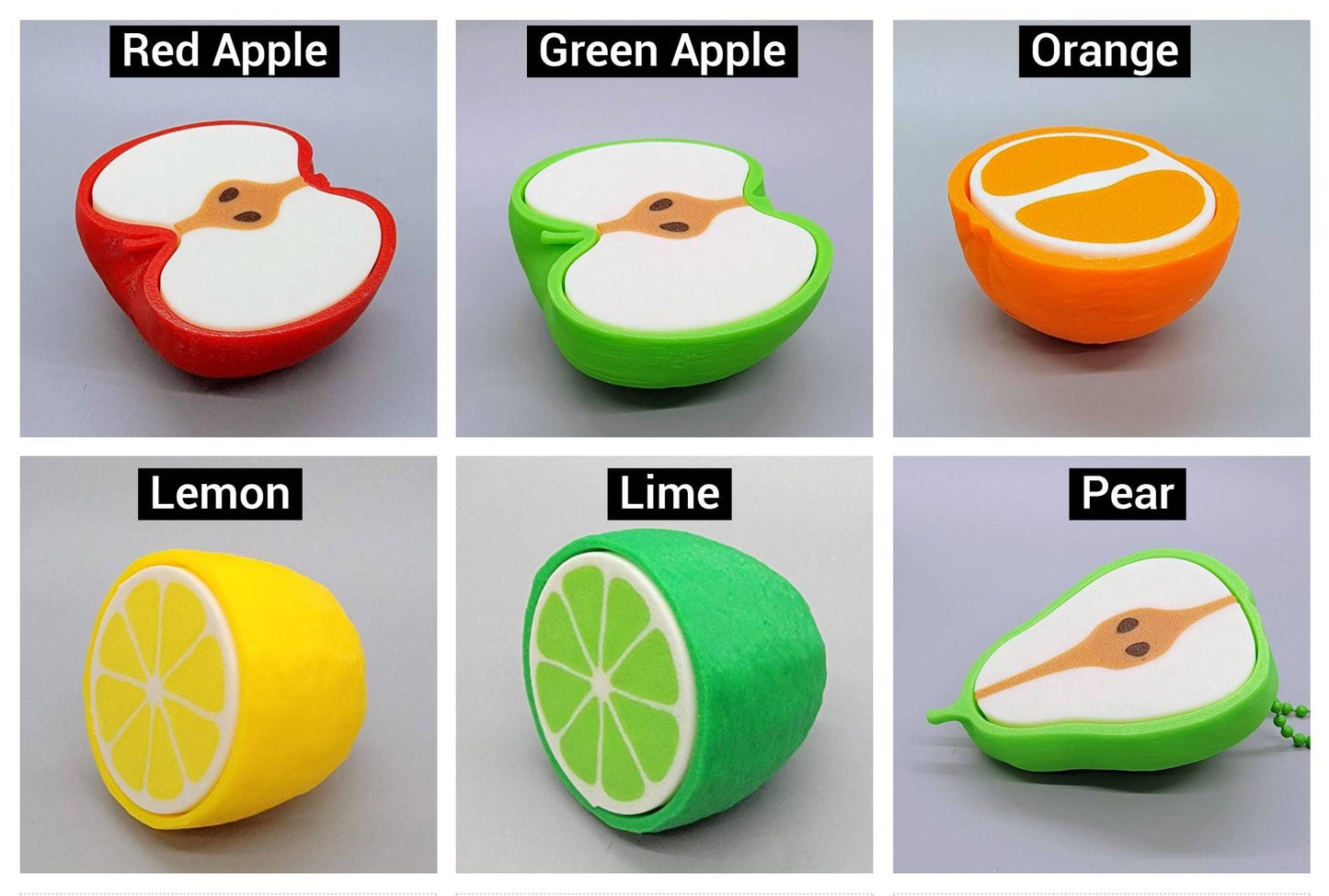 Fruit Keychain Clickers