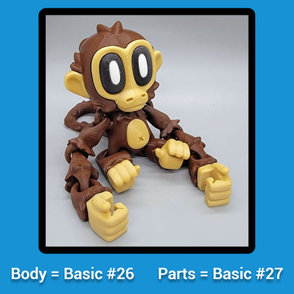 Blob Monkey - Articulated Toy Playset