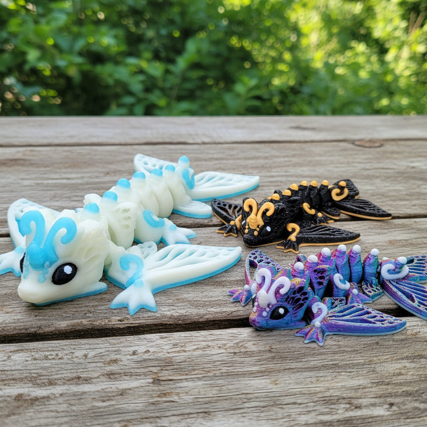 Butterfly Wyvern Fidget or Keychain