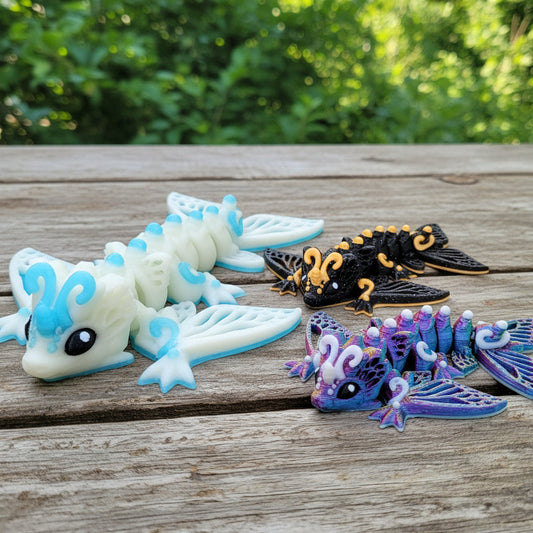 Butterfly Wyvern Fidget or Keychain