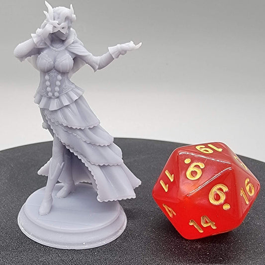 Carmine Duvall - Vampire Courtesan in 32mm scale assembled variant by D&K Custom Prints