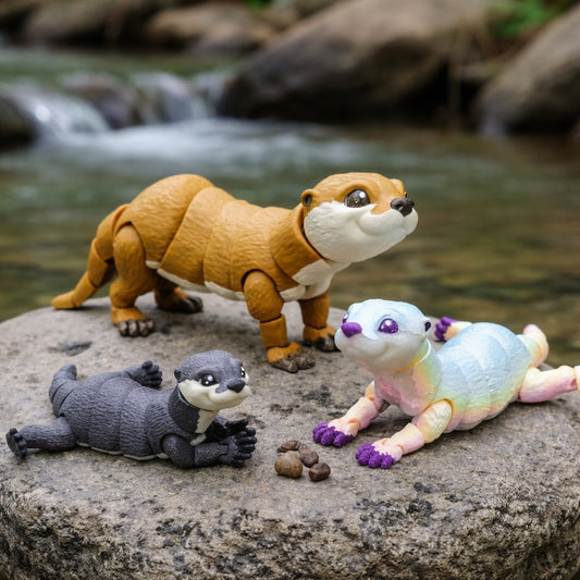 Articulated River Otter Toy
