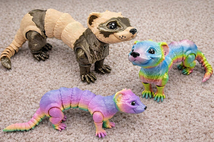 Articulated Ferret Toy
