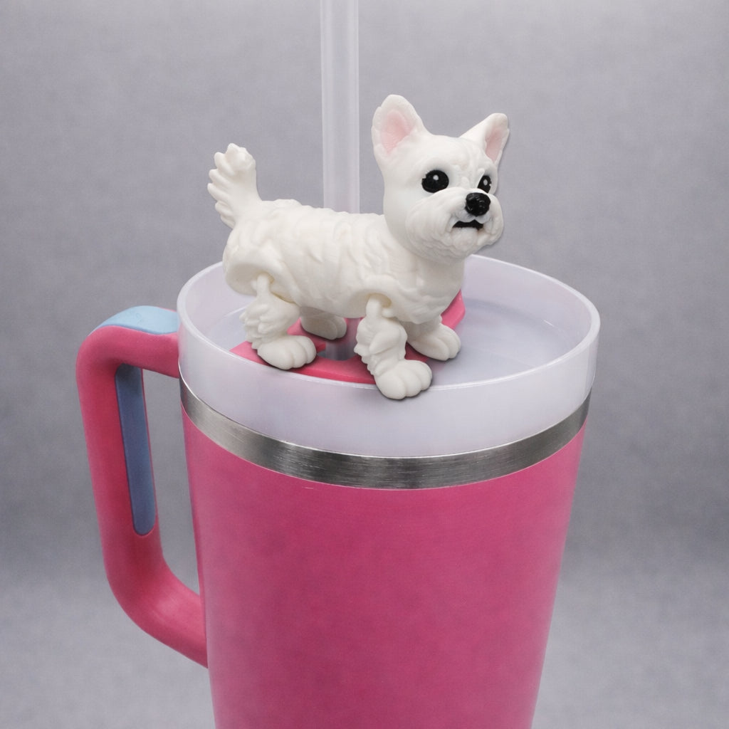 Articulated Yorkie & Westie Toy