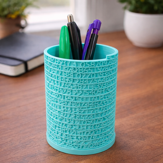 Tower of Pi Pencil Holder