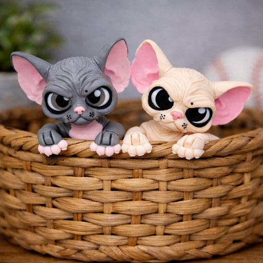 Grumpy Sphynx Toy