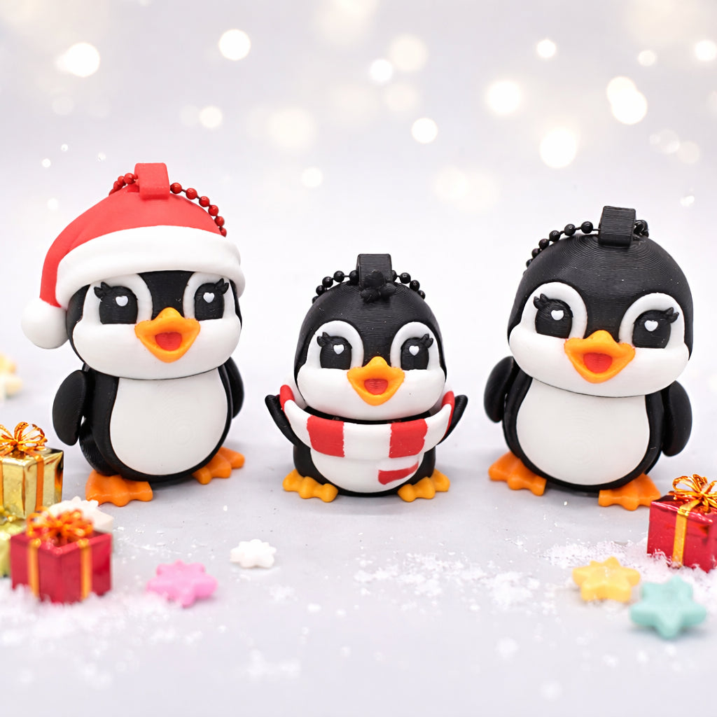Baby Penguin Articulated Keychains