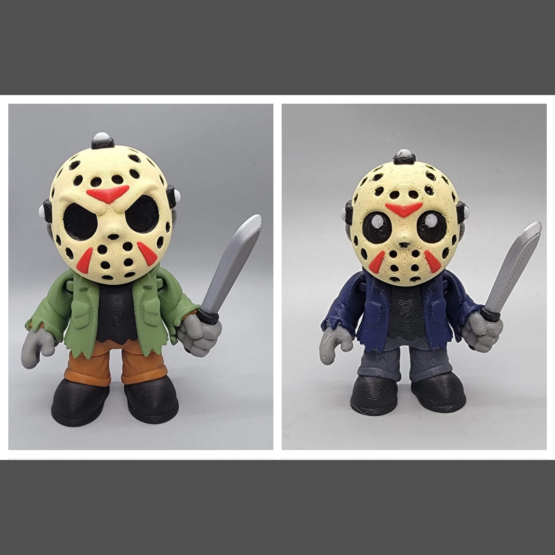 Chibi Hockey Mask Slasher – Articulated Toy