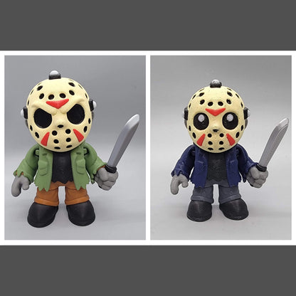 Chibi Hockey Mask Slasher – Articulated Toy