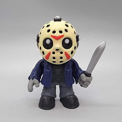 Chibi Hockey Mask Slasher – Articulated Toy