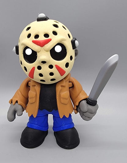 Chibi Hockey Mask Slasher – Articulated Toy