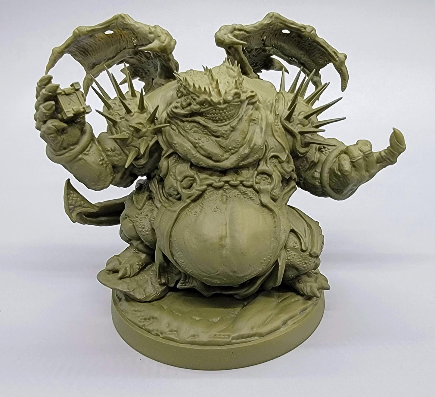 Courtier of Greed Primed in Olive Green variant by D&K Custom Prints