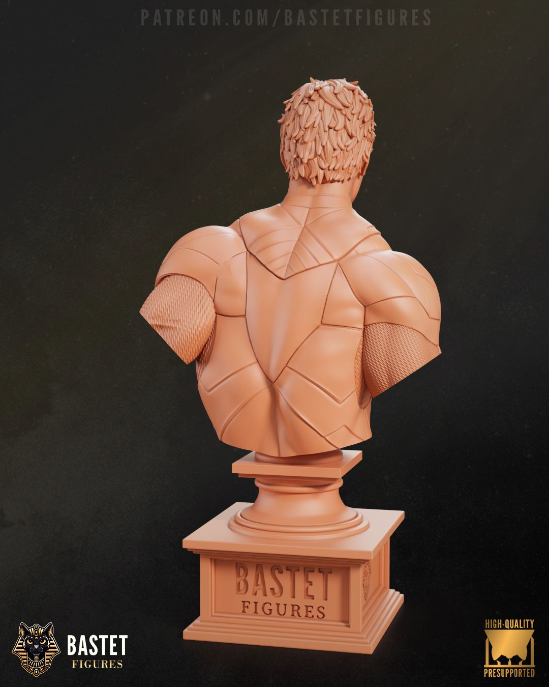 DC Comics Green Lantern Bust - rear view