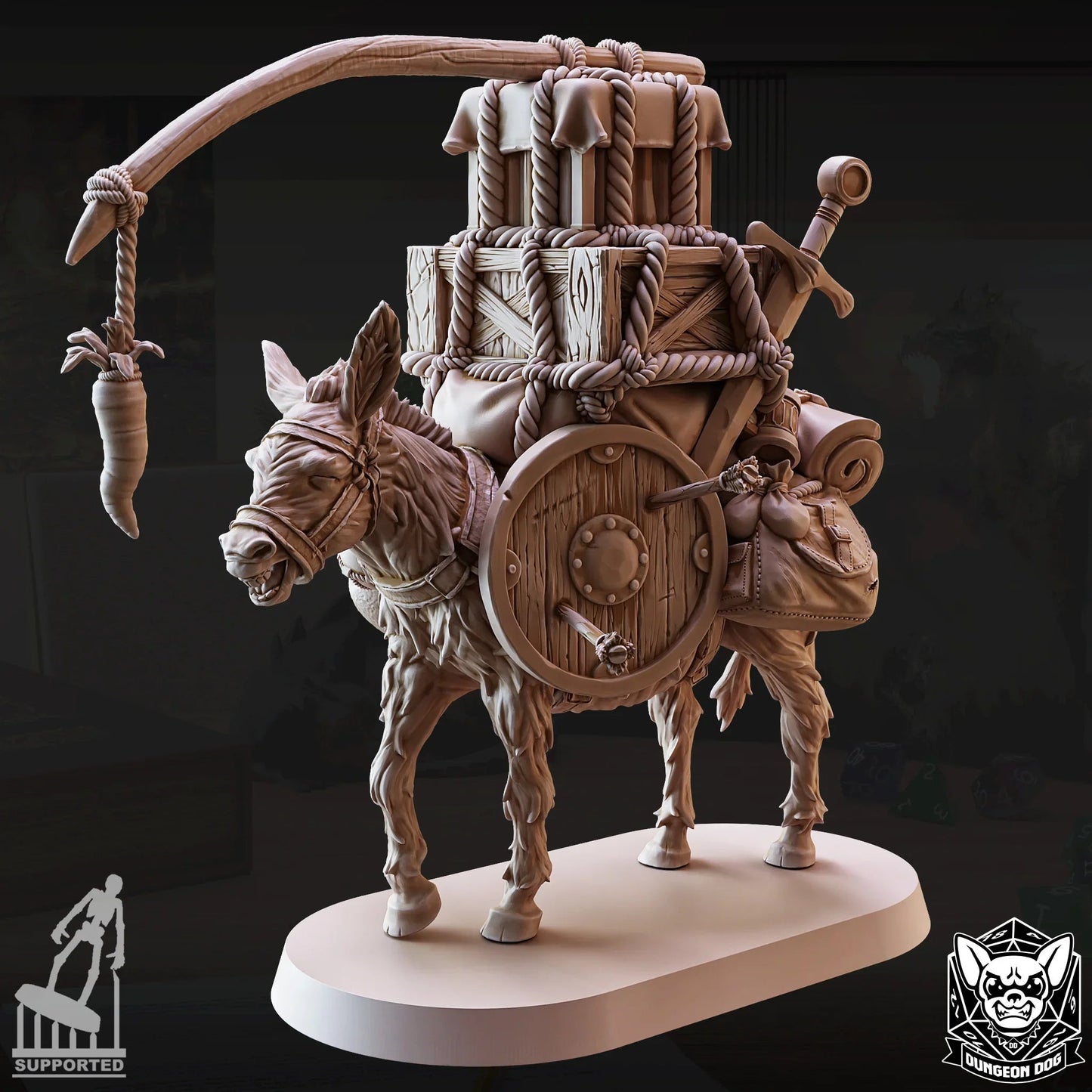 Pack Donkey – Terrain & Companion Prop
