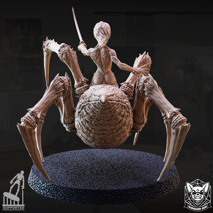 Drider - Half-Drow Resin Miniature