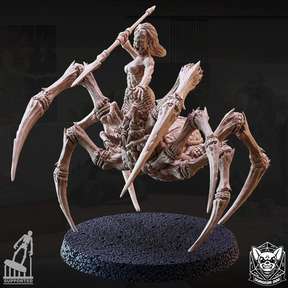 Drider - Half-Drow Resin Miniature