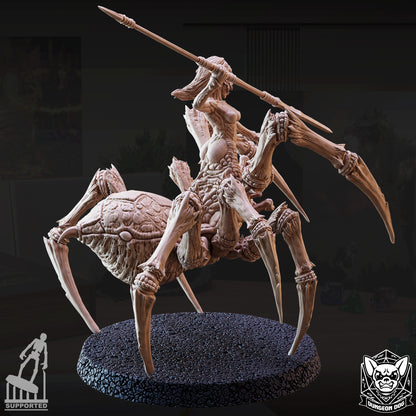 Drider - Half-Drow Resin Miniature