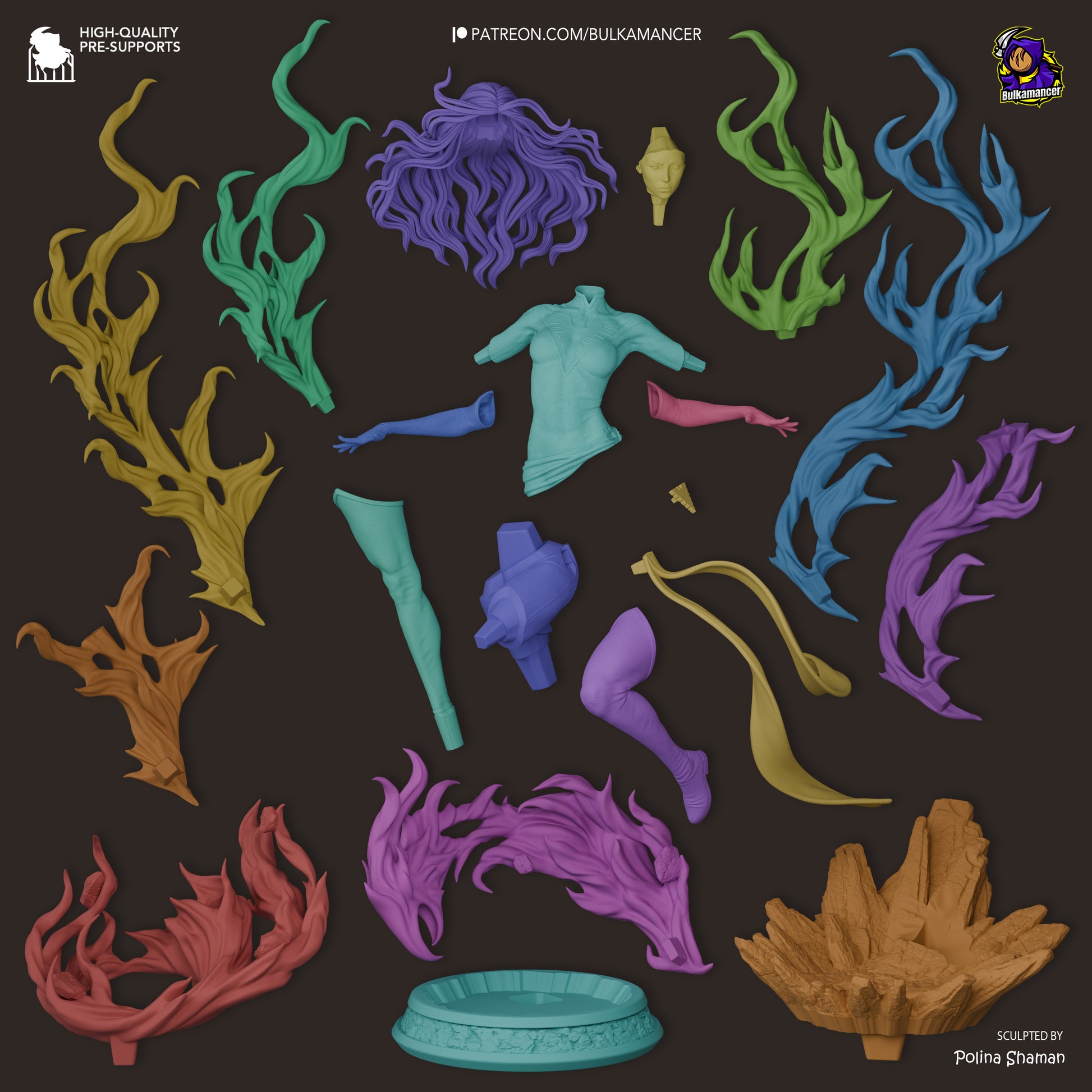 Dark Phoenix 1:8 scale resin statue with dynamic flame effects and scenic base