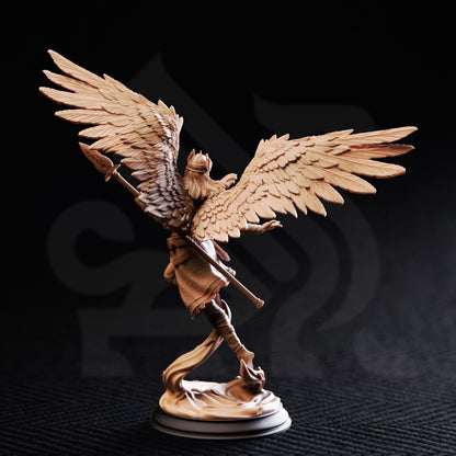 Valkyrie Shieldmaiden resin miniature warriors with wings and dynamic poses