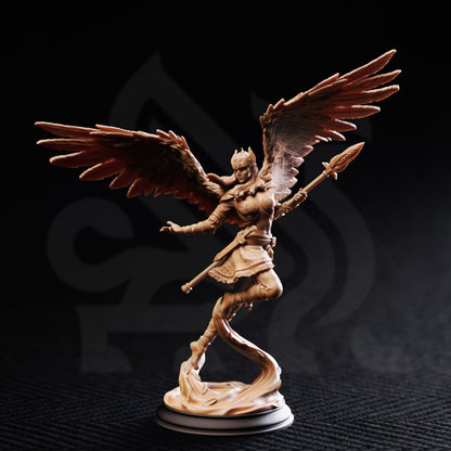 Valkyrie Shieldmaiden resin miniature warriors with wings and dynamic poses