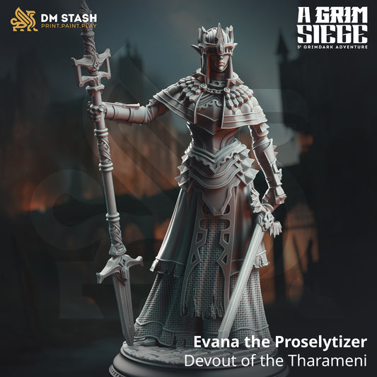 Evana la Proselitista - Devota de los Tharameni | 32 mm | 75 mm