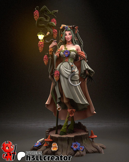 Lady Fearne Calloway Critical Role resin statue and bust – high-detail 3D printed collectible in raw, primed, or painted finish.