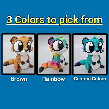 Flexi Meerkat — Articulated Toy Playset