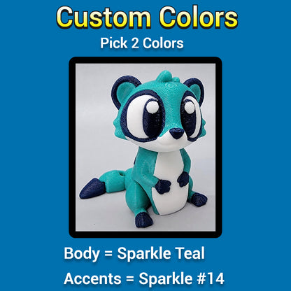 Flexi Meerkat — Articulated Toy Playset