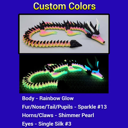 Furry Spirit Dragon – Articulated Toy