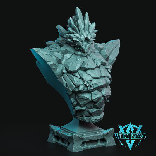 Gemstone Monstrosity 100mm resin bust by Witchsong Miniatures