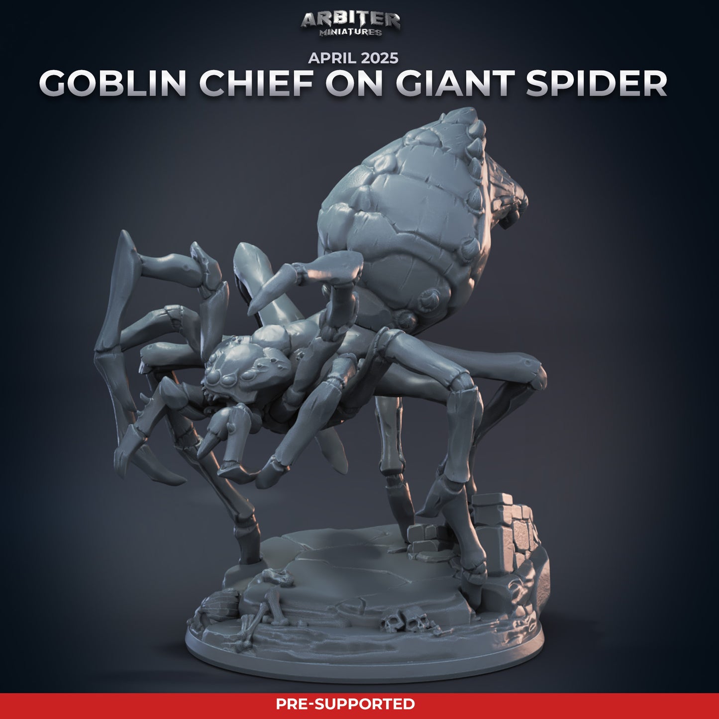 Goblin War Chief Mounted on Spider