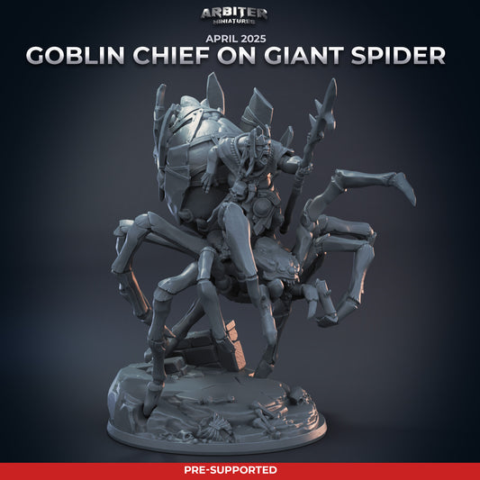 Goblin War Chief Mounted on Spider