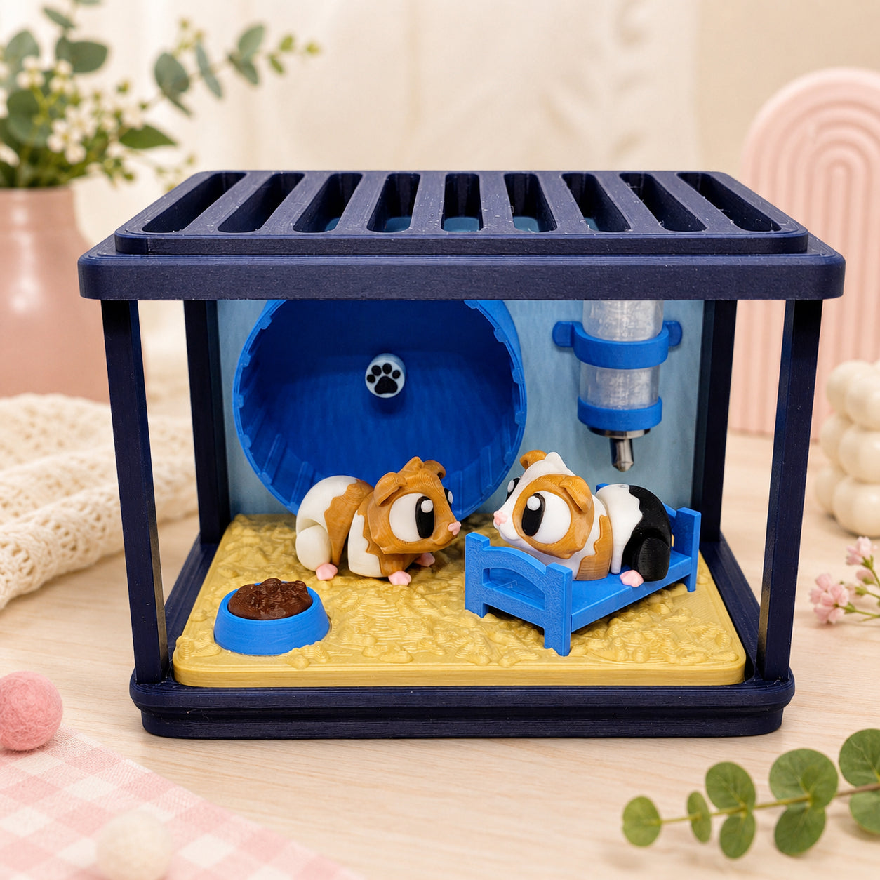 Flexi Guinea Pig Toy & Mini Cage Set