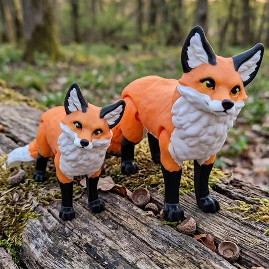 Articulated Happy Fox Toy