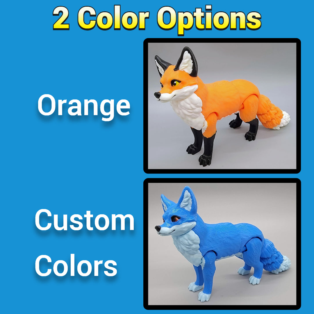 Articulated Happy Fox Toy