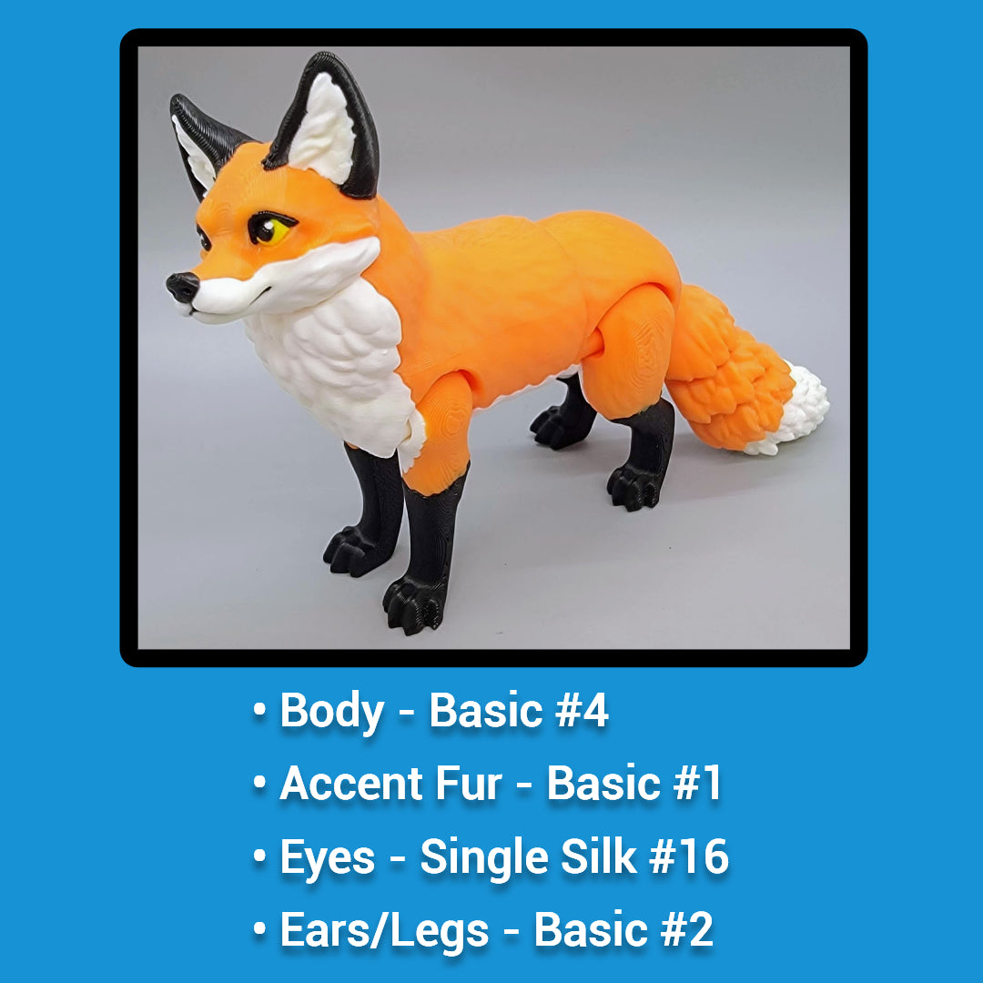 Articulated Happy Fox Toy