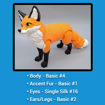 Articulated Happy Fox Toy