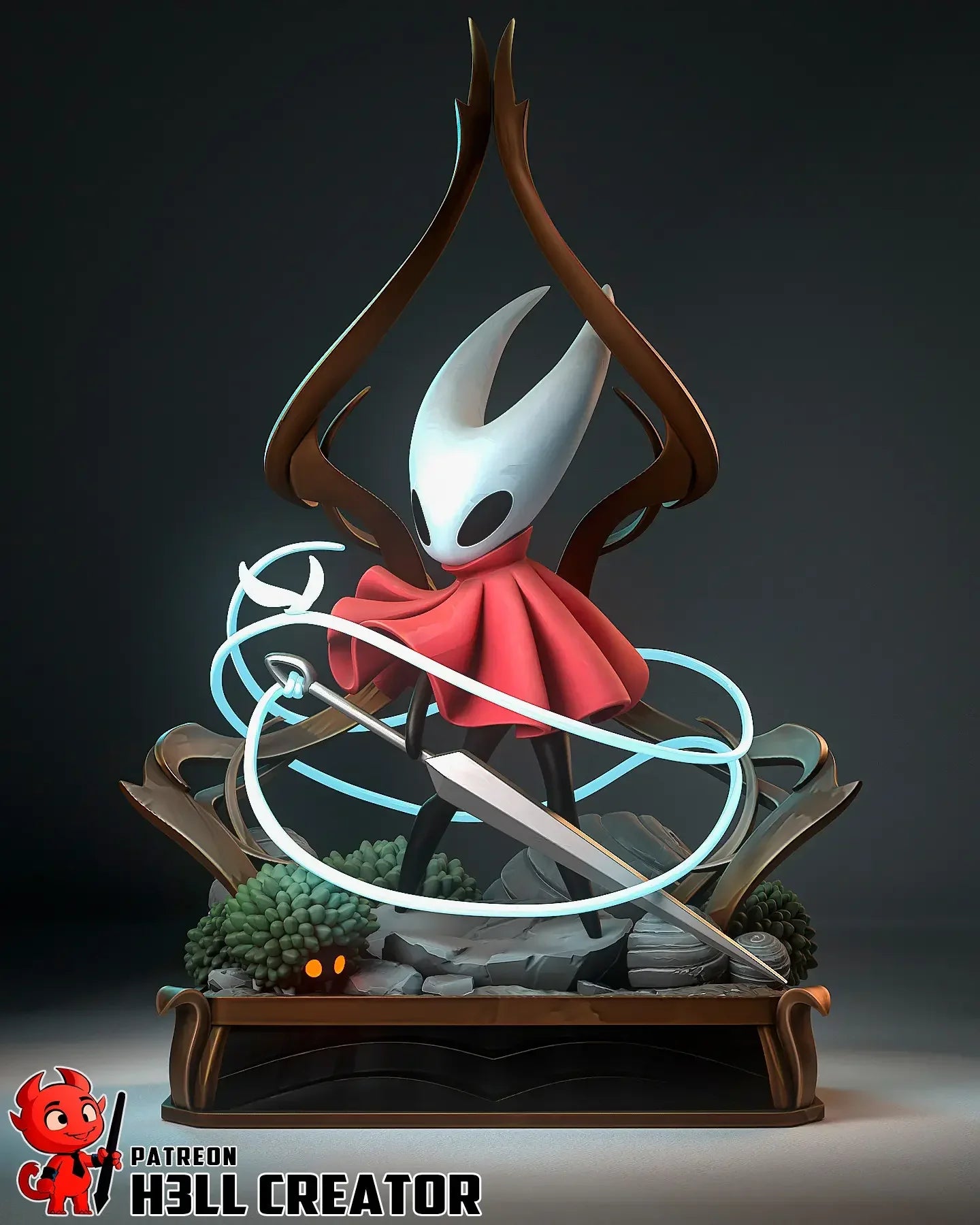 Hornet fan art display statue ready for painting or collection