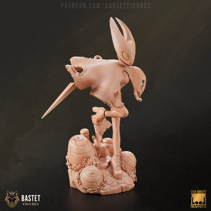 Hornet resin statue high detail display figure bust and keychain fan art collectible