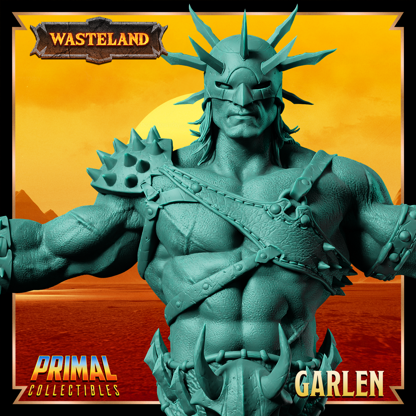 Psionista - Garlen | Miniatura de Campeón de Wasteland para juegos de rol y coleccionistas