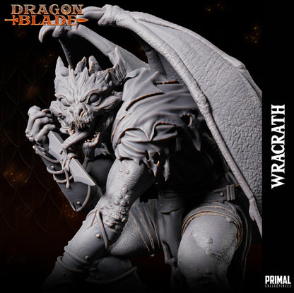 Resin fantasy villain model from Dragonblade RPG series