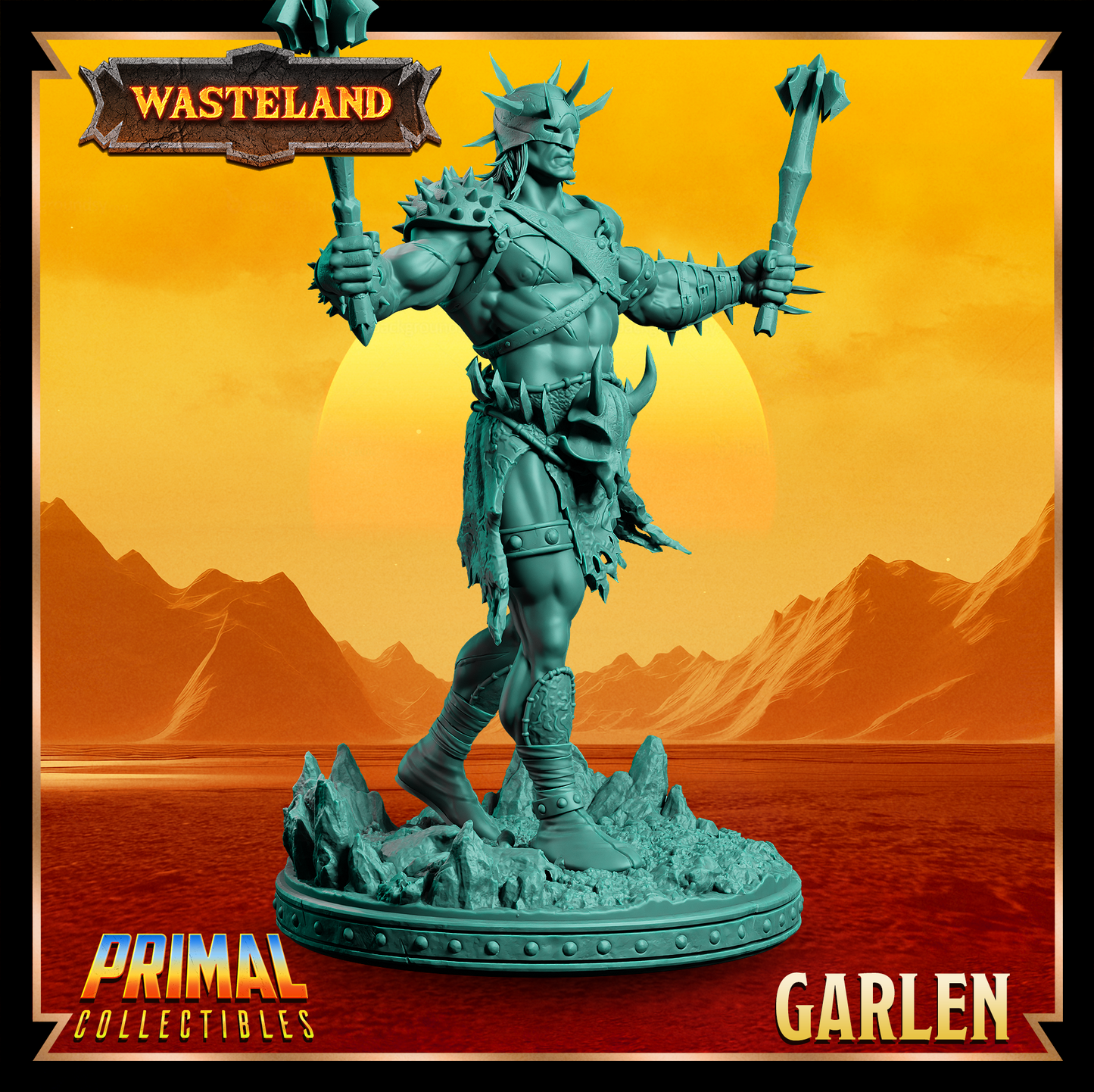 Psionista - Garlen | Miniatura de Campeón de Wasteland para juegos de rol y coleccionistas