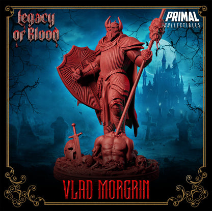 Vlad Morgrin left-side view showing detailed base with skulls and weapons